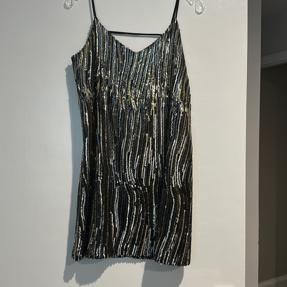 Sequins mini dress